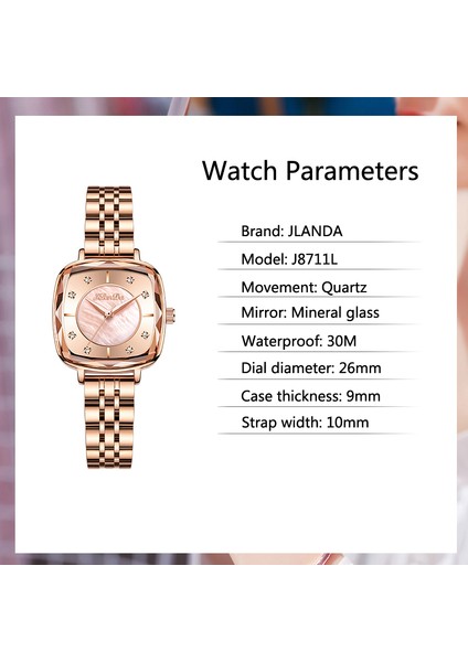 Gül Qıngxıya Gül Altın Izle Kadın Saatler Bayanlar Paslanmaz Çelik Bayan Bilezik Saatler Kadın Saat Relogio Feminino Montre Femme (Yurt Dışından) modelleri