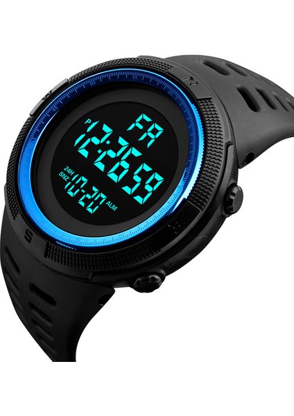 Tip 2-Mavi Reloj Hombre Açık Dijital Saatler Spor LED Erkekler Büyük Kadran Yuvarlak Izle Aydınlık Gündelik Saat Çok Fonksiyonlu Bilek Kronometre 2022 (Yurt Dışından)