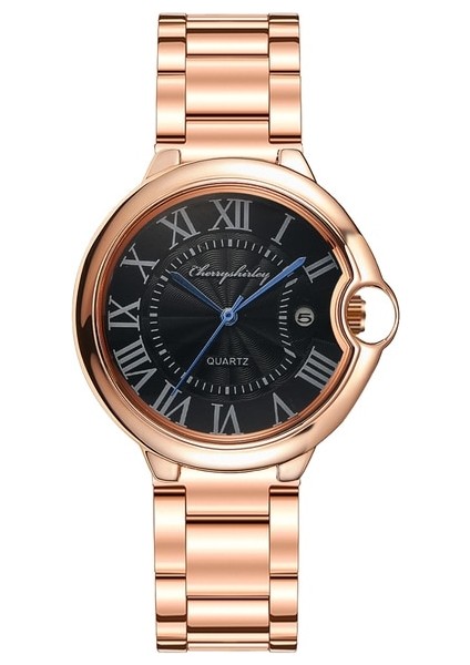 Gül Altın Küçük Yeni Çift Izle Altın Lüks Saatler Kadın Erkek Moda Kuvars Bilezik Saatler Bayan Elbise Yeni Kol Saati Saat Relogios Reloj (Yurt Dışından)