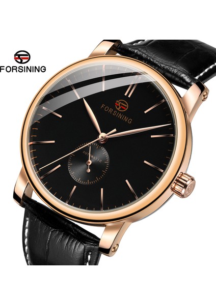 Gümüş Siyah Forsınıng Mekanik Saat Avrupa ve Amerika Sözleşmeli Rüzgar Üç Iğne Tırnak Ölçeği Mekanik Saat Kemer Izle Alaşım Izle (Yurt Dışından) indirimleri