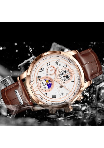 Gümüş Balck Lıge Izle Erkekler Için Iş Rahat Erkek Saatler Üst Marka Lüks Kol Saati Adam Kuvars Chronograph Su Geçirmez Saatler Saat Yeni (Yurt Dışından)