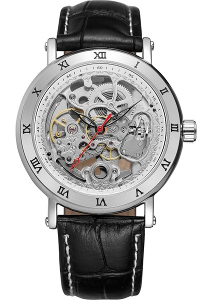 FSG8158HS Kutusu ile Relogio Masculino 2022 Forsining Erkek Saatleri Deri Kayış Otomatik Mekanik Erkek Spor Bilek Izle Erkekler Için Hediye (Yurt Dışından) fırsatları