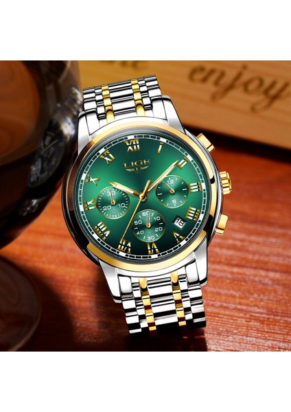 Altın Siyah L Lıge Moda Iş Kuvars Erkekler Izle Üst Marka Lüks Erkekler Için Izle Rahat Spor Paslanmaz Çelik Su Geçirmez Adam Kol Saati + Kutu (Yurt Dışından) modelleri