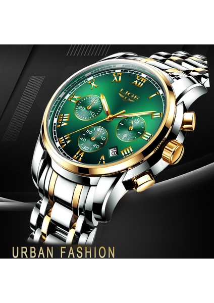 Altın Siyah L Lıge Moda Iş Kuvars Erkekler Izle Üst Marka Lüks Erkekler Için Izle Rahat Spor Paslanmaz Çelik Su Geçirmez Adam Kol Saati + Kutu (Yurt Dışından) fırsatları