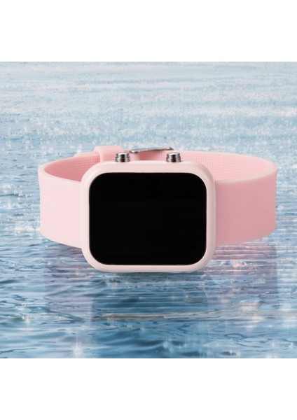 Siyah Gül Altın Moda Rahat Spor Erkek Saati LED Dijital Saatler Elektronik Bilek Erkekler Kadınlar Için Saatler Kare Saat Relogio Masculino (Yurt Dışından) modelleri