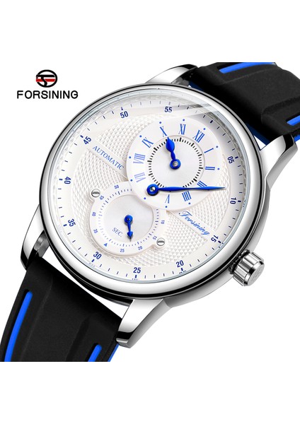 Mavi Forsınıng Erkek Mekanik Spor Saat Kauçuk Kayış Otomatik Saat FSG8203 (Yurt Dışından) modelleri