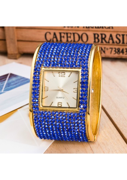 Sıyah Lüks Marka Tam Elmas Bilezik Izle 2021 Yeni Kadın Moda Kişiselleştirilmiş Altın Kuvars Kol Saati Relogio Feminino Saat Sıcak (Yurt Dışından) fırsatları