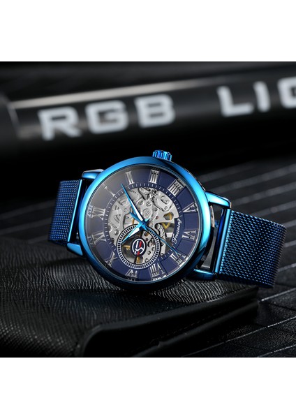 M4B5 Forsining Lüks Izle Adam Mekanik Kol Saatleri Erkekler Için Clockwork El Saati Mekanik Koca Saatler Reloj (Yurt Dışından)