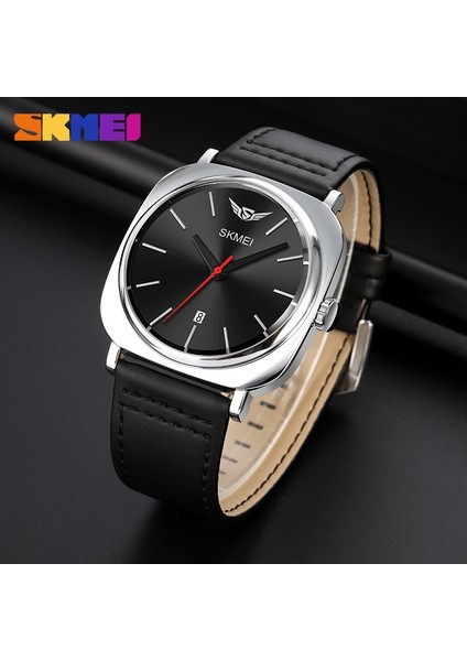 Altın Kutu Skmeı Marka Erkek Kuvars Saatı Lüks Hakiki Deri Saat Kayışı 30 Su Geçirmez Su Geçirmez Spor Erkek Izle Relogio Masculino (Yurt Dışından) modelleri