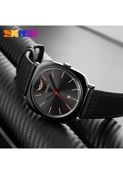 Altın Kutu Skmeı Marka Erkek Kuvars Saatı Lüks Hakiki Deri Saat Kayışı 30 Su Geçirmez Su Geçirmez Spor Erkek Izle Relogio Masculino (Yurt Dışından) fırsatları