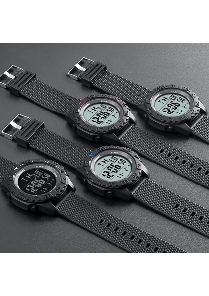 Red-01 Açık Spor Izle 30 M Su Geçirmez Dijital Izle Erkekler Moda LED Işık Kronometre Bilek Izle Askeri Erkek Saat Reloj Hombre (Yurt Dışından)