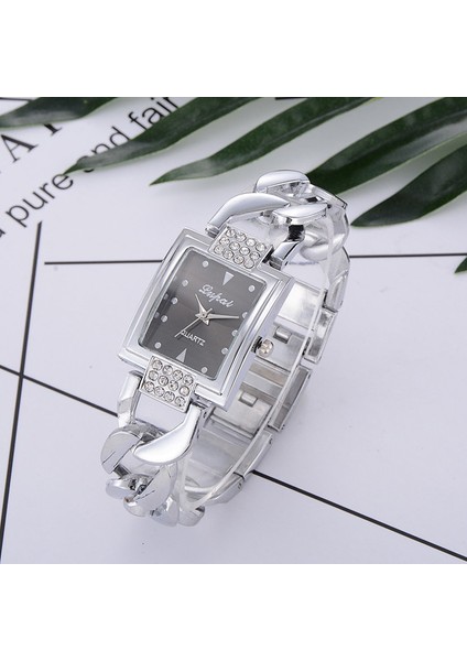 C Kadın Bilezik Izle Montres Femmes Küçük Kadran Kuvars Izle Popüler Kol Saati Kadın Bayanlar Zarif Kol Saatleri (Yurt Dışından)