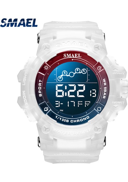 Armygreen Smael Dijital Saat LED Çalar Saat Askeri Saatler Büyük Arama Dijital Kol Saatleri 8082 Erkekler Için Spor Saatler (Yurt Dışından)