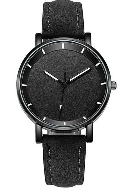 Siyah Kadın Saatler Aydınlık Deri Bilezik Izle Kuvars Izle Zarif Kadın Kol Saatleri Bayanlar Moda Montre Femme Reloj Mujer (Yurt Dışından)
