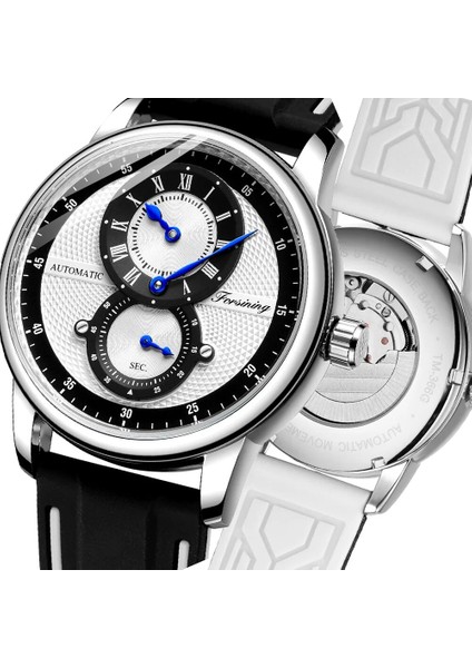 FSG8203B Forsining Otomatik Mekanik Saatler Su Geçirmez Erkek Saati Ünlü Marka Lüks Saat Relogio Masculino Erkekler Için Izle (Yurt Dışından)