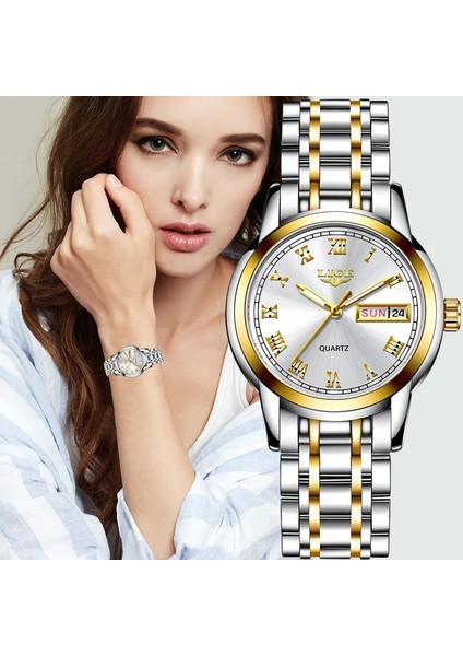 Lıge 2020 Yeni Altın Izle Kadın Saatler Bayanlar Yaratıcı Çelik Kadın Bilezik Saatler Kadın Su Geçirmez Saat Relogio Feminino (Yurt Dışından) modelleri