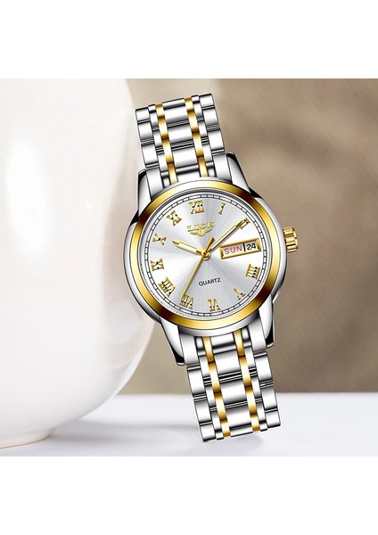 Lıge 2020 Yeni Altın Izle Kadın Saatler Bayanlar Yaratıcı Çelik Kadın Bilezik Saatler Kadın Su Geçirmez Saat Relogio Feminino (Yurt Dışından) indirimleri