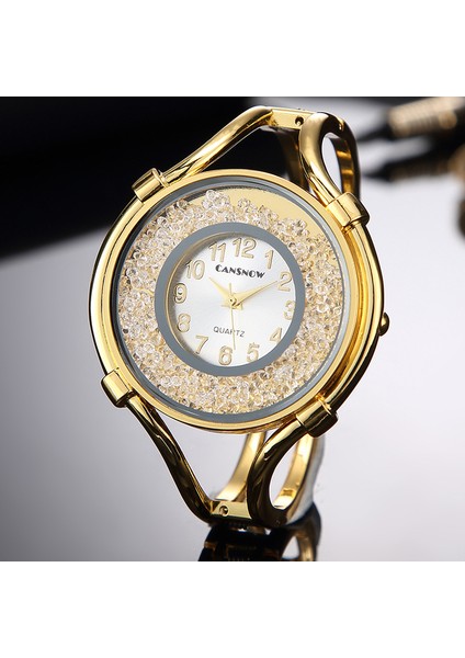 126GOLD Beyaz Kadın Saatler 2022 Yeni Lüks Marka Bilezik Izle Altın Gümüş Bayan Elbise Moda Kuvars Kol Saatleri Saat Sıcak Bayan Kol Saati (Yurt Dışından)