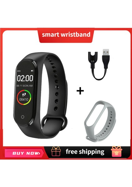 Göster 4 M4 Akıllı Dijital Saat Bilezik Erkekler Kadınlar Için Kalp Hızı Izleme ile Koşu Pedometre Kalori Sayacı Sağlık Spor Takipçisi (Yurt Dışından) fiyatları
