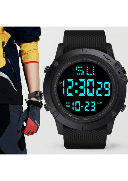 Mavi Moda Erkek LED Dijital Saat Açık Çok Fonksiyonlu Erkek Kadın Gençler Öğrenciler G Spor Şok Elektronik Kol Saati (Yurt Dışından) fiyatları