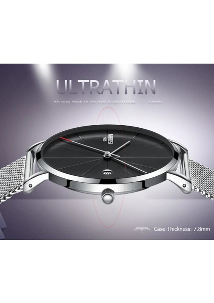 12 Nıbosı Ultra Ince Moda Erkek Izle En Lüks Marka Iş Kuvars Saatler Su Geçirmez Spor Saat Erkekler Saat Relogio Masculino (Yurt Dışından) fırsatları