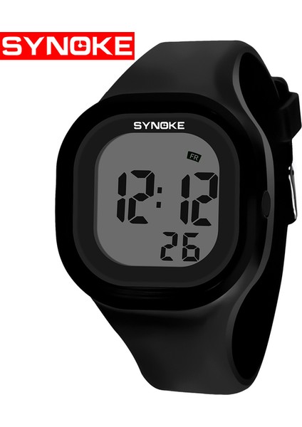 Siyah Panars Kız Erkek Çocuk Saatler Çocuk Kadın Kol Saati Erkekler Saat Silikon LED Işık Dijital Spor Izle Erkek Saat Kol Saati (Yurt Dışından)