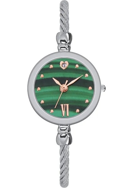 Stil 2 Kadın Zarif Basit Bilezik Izle Bayanlar Moda Elbise Izle Kadın Rahat Kol Saati Relogio Feminino Reloj Mujer Saat Sıcak (Yurt Dışından)