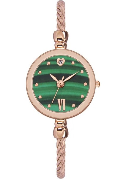 Stil 2 Kadın Zarif Basit Bilezik Izle Bayanlar Moda Elbise Izle Kadın Rahat Kol Saati Relogio Feminino Reloj Mujer Saat Sıcak (Yurt Dışından)