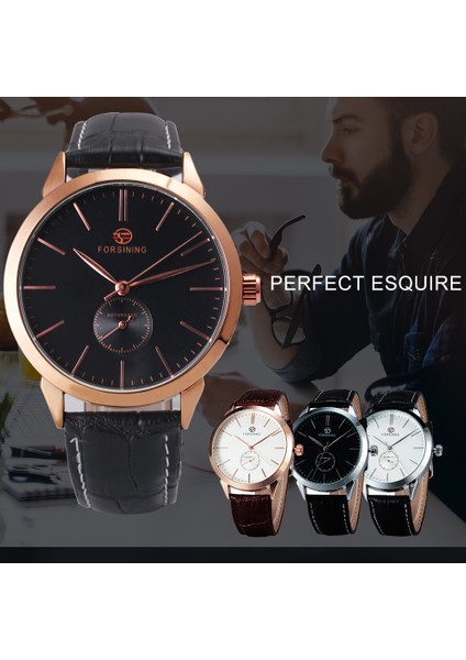 Bo Gümüş Sıyah Saatler Erkek 2021 Otomatik Iş Klasik Saat Erkekler Lüks Marka Deri Kayış Mekanik Saat Yeni Sevgilisi Hediye Montre Homme (Yurt Dışından) modelleri