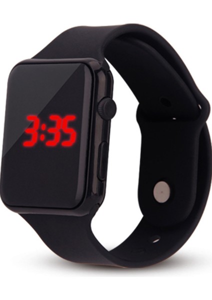 Gül Kırmızı Sıcak Moda Saatler Erkek Kadın Spor Izle LED Öğrenci Aydınlık Yetişkin Çift Elektronik Dijital Saat Elektronik Saat Hodinky (Yurt Dışından) fiyatları