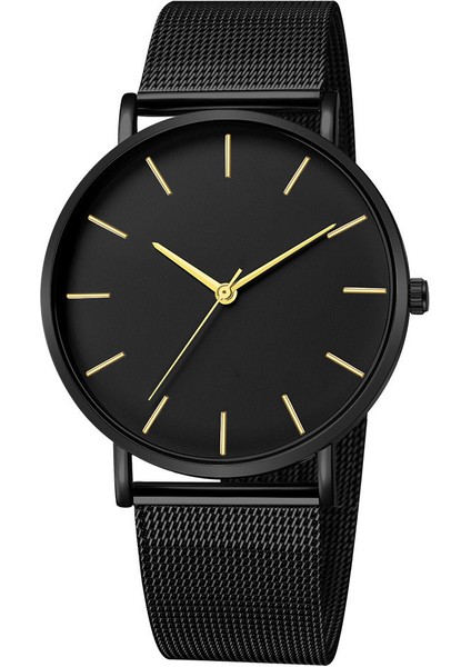 Siyah-Beyaz-Bileklik Erkek Saat Manyetik Bilezik Ultra Ince Kuvars Izle Erkekler Ince Örgü Çelik Su Geçirmez Spor Saat Siyah Relogio Masculino (Yurt Dışından) fiyatları