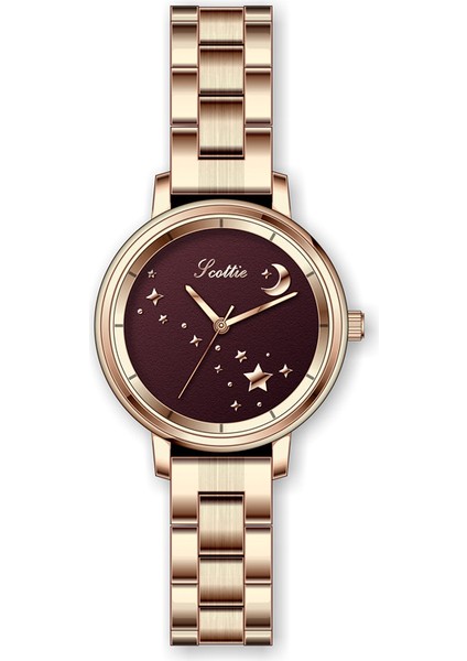 Stil 4 2023 Moda Izle Gül Altın Izle Kadın Saatler Bayanlar Çelik Kadın Bilezik Saatler Kadın Relogio Feminino Montre Femme (Yurt Dışından) modelleri