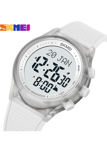 Renk 3 Skmeı Moda Arka Işık Müslüman Ezan Erkekler Saatler Kıble Pusulası ile Namaz Için Ezan Alarmı Hicri Islam Kol Saati Reloj Hombre (Yurt Dışından) fırsatları