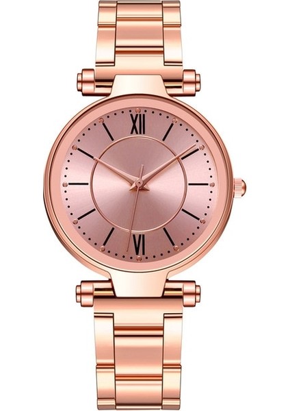 Pembe 2020 Yeni Lüks Atmosferik Çelik Şerit Izle Bayanlar Casual Bayan Izle Moda Quartz Saat Bayanlar Bilezik Izle Kadın Saatler (Yurt Dışından)