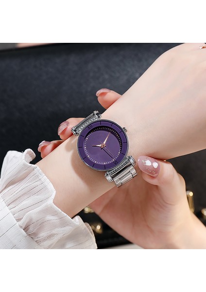 Kahverengi Yeni Kadın Saatler Lüks Ünlü Marka Bayanlar Aydınlık Bilek Saatler Kadın Paslanmaz Çelik Bilezik Izle Relogio Feminino Saat (Yurt Dışından) modelleri