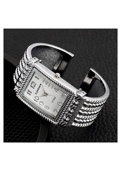 Gümüş Beyaz Relogio Feminino Lüks Marka Gül Altın Bileklik Bileklik Saatler Kadın Moda Paslanmaz Çelik Saat Bayanlar Izle Zegarek Damski (Yurt Dışından)