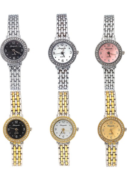 Altın Altın Kadın Kadın Izle Lüks Saat Kadın Bayan Narin Bilezik Paslanmaz Çelik Kristal Kuvars Bilezik Saatler Relojes Mujer (Yurt Dışından)