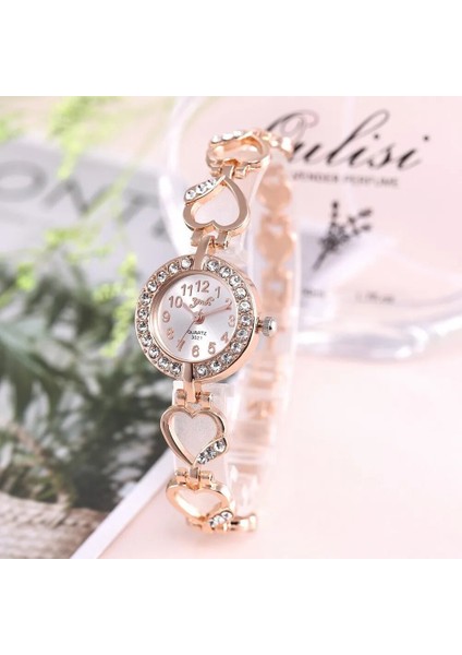 Gümüş 2021 Marka Lüks Bilezik Izle Kadın Saatler Gül Altın Kadın Saatleri Elmas Bayanlar Izle Saat Relogio Feminino Reloj Mujer (Yurt Dışından)