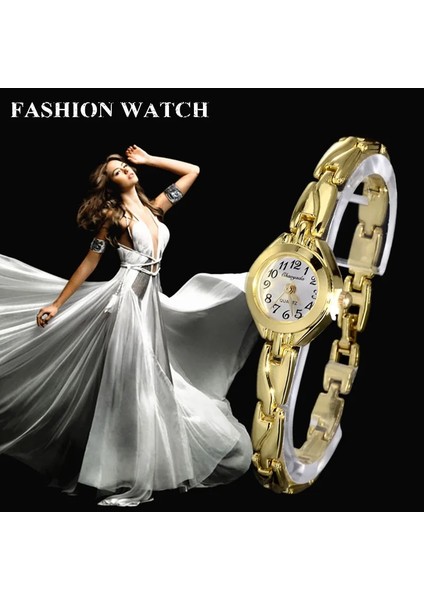 Stil 2 Kadın Izle Moda Rahat Altın Paslanmaz Çelik Bilezik Izle Küçük Analog Kadran Kadın Kol Saati Saat Saat Zarif Relojes (Yurt Dışından) fırsatları