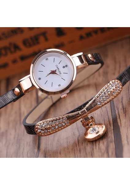 PCD020802 Reloj Mujer Lover Saatler Dijital Saat Bilezik Saat Ince Kayış Daire Bant Pu Elmas Kadranlı Saat Kolye Trend Saat (Yurt Dışından)