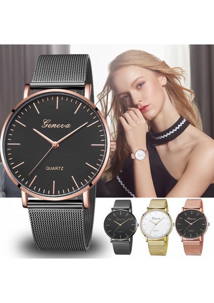 I Cenevre Bayan Klasik Kuvars Paslanmaz Çelik Kol Saati Moda Casual Izle Bayan Erkek Montre Femme Bilezik Saatler 2021 (Yurt Dışından) fiyatları