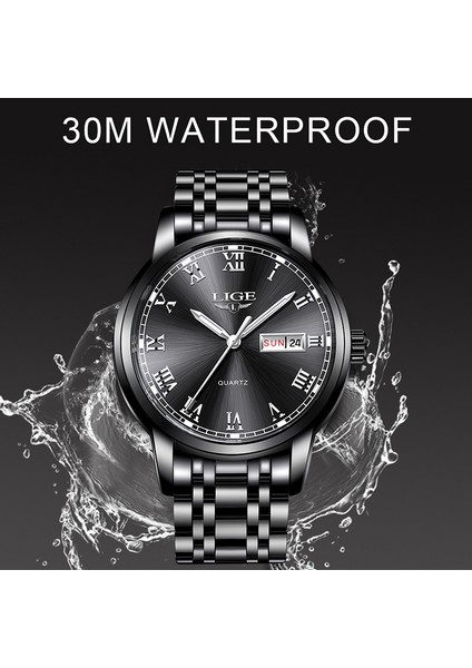 Altın Siyah S 2022 Lıge Üst Marka Lüks Erkek Saati Su Geçirmez Tarih Saat Erkek Spor Saatler Erkekler Kuvars Rahat Bilek Izle Relogio Masculino (Yurt Dışından) fırsatları
