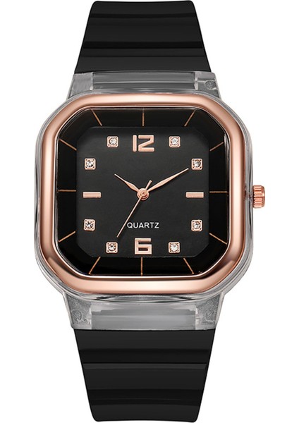 Gökyüzü Mavi Moda Kadın Kadranlı Saat Bayanlar Silikon Quartz Saat Kadın Bilezik Saatler Saat Relogio Feminino Montre Femme (Yurt Dışından) fırsatları