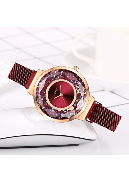 Gümüş Kadın Saatler Moda Rahat Bilezik Izle Lüks Saatler Alaşım Manyetik Bant Kuvars Elbise Saat Kol Saati Reloj Mujer Montre (Yurt Dışından) modelleri