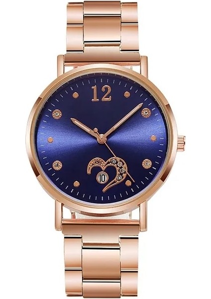 G Kadın Quartz Saat Paslanmaz Çelik Şerit Gül Altın Analog Kol Saati Kadın Bilezik Saatler Aydınlık Saat Hediye Zegarek Damski (Yurt Dışından)