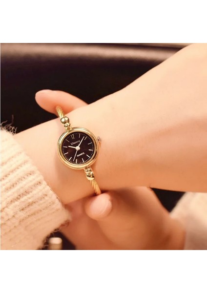 Gül Altın Ulzzang Basit Kadın Saatler Zarif Kadın Gül Altın Açık Küçük Bilezik Izle Moda Marka Retro Bayanlar Kol Saatleri Saat (Yurt Dışından) modelleri