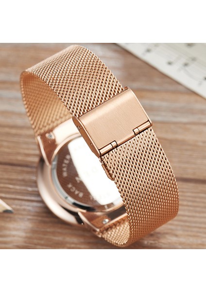 Gül Altın Mavi Lıge Moda Erkek Saatler Üst Marka Lüks Ultra Ince Kuvars Izle Erkekler Için Örgü Kayış Su Geçirmez Altın Saat Relogio Masculino (Yurt Dışından) fiyatları