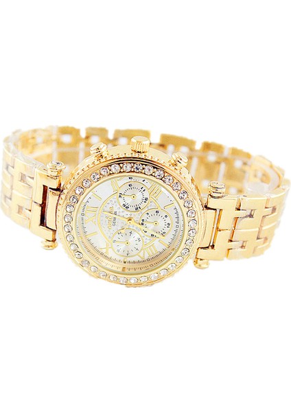 Kahverengi Contena Marka Moda Gül Altın Bilezik Izle Kadın Saatler Lüks Taklidi Tam Çelik Kuvars Izle Saat Relogio Feminino (Yurt Dışından) indirimleri