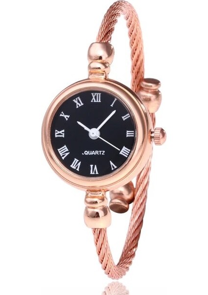 H Lüks Kadın Kol Saatleri Yapay Elmas Bilezik Saatler Bayan Elbise Moda Kuvars Saat Gül Altın Relojes Mujer Zegarek Damski (Yurt Dışından)