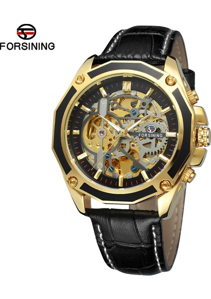 06 Forsınıng Erkek Mekanik Saat Içi Boş Alt Mekanik Saat Rahat Moda Altın Kemer Izle (Yurt Dışından) fiyatları